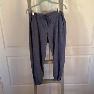 Albion fit Jetsetter joggers. Light blue